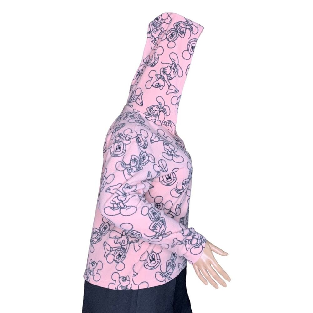 Disney Mickey Mouse Hoodie Blush Pink Size XXL - Picture 4 of 11